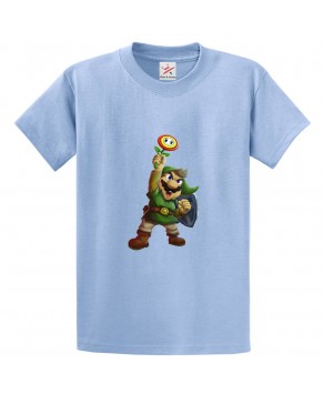 Luigi Mansion Unisex Kids and Adults T-Shirt For Video Game Lovers